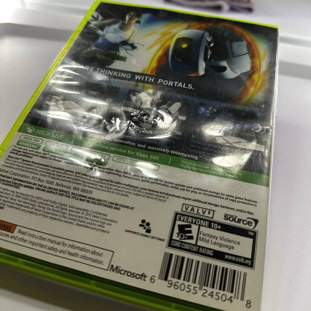 Portal 2 Microsoft Xbox 360 2011 CIB Complete
